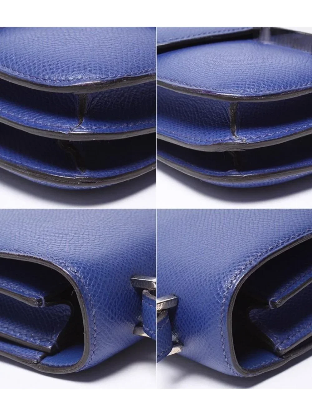 Hermes Shoulder Bag Crossbody Silver Constance